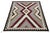 Textile Contemporary Navajo Style Wool Area Rug With Geometric Diamond & Border Motif For Sale - Image 7 of 11