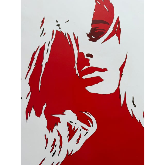 2000 - 2009 Blondine, Kunsthaus Hannover Exhibition Poster by Werner Berges, Germany, 2000s For Sale - Image 5 of 10