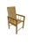Mid-Century Modern Scandinavian Style Wood and Wicker Children's Chair, 1970s For Sale - Image 3 of 9