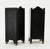 Antique French Black Marble and Hand-Painted Clock Garniture Set, Late 19th Cent For Sale - Image 9 of 11