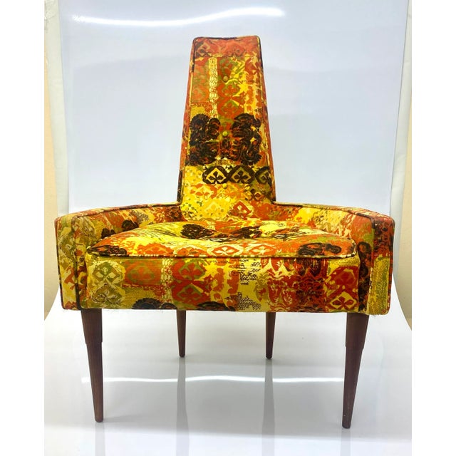 Relocation Super Sale! 1950s Slipper Chair in the Manner of Adrian Pearsall For Sale - Image 4 of 12