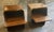 1970s Henredon Campaign Style Solid Wood Nightstands (Pair) – Vintage Brass Trim End Tables For Sale - Image 9 of 9