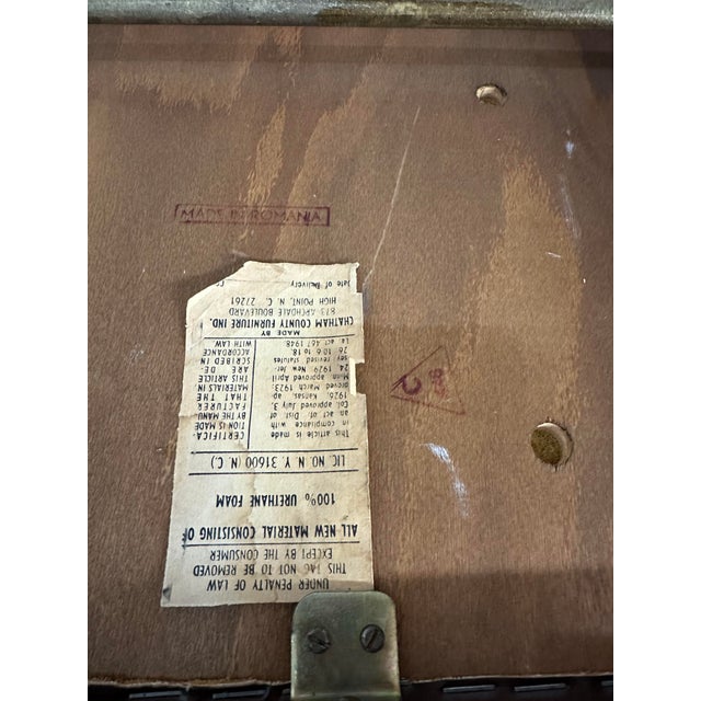 Brown Pair of 1960s MCM Aldo Jacober for Bazzani Style Trieste Model Folding Chairs For Sale - Image 8 of 9