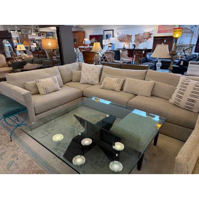 Mitchell Gold + Bob Williams Haywood Two Piece Sectional For Sale In San Francisco - Image 6 of 18