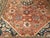 Antique Mahal Sultanabad Rug, Hand-Knotted Wool, Geometric Pattern, Rust-Red & Navy, 10x12 For Sale - Image 9 of 16
