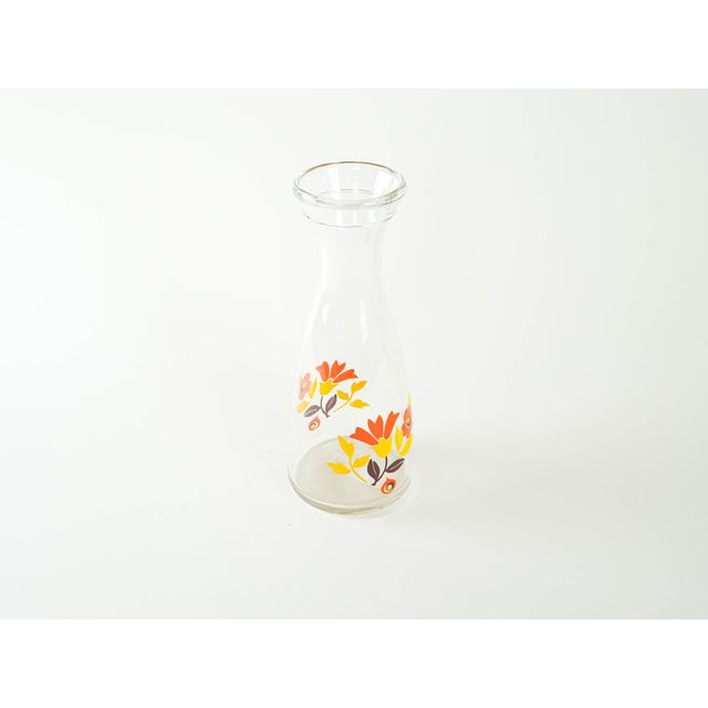 Glass Vintage Italian Glass Carafe, 1970s For Sale - Image 7 of 9
