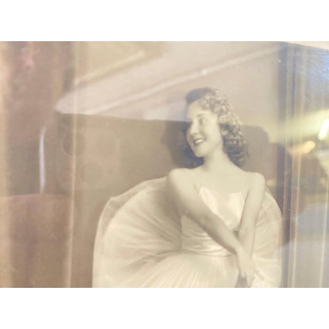 Vintage Italian Picture Frame Photos of Dancer, 1950s, Set of 2 For Sale - Image 9 of 10