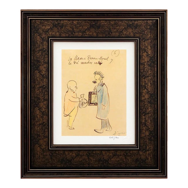 Pablo Picasso Trip to Paris 6 Limited Edition Framed For Sale