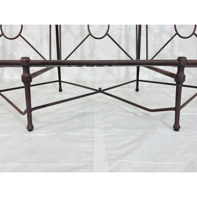 Stunning Aluminum Outdoor Sofa by Restoration Hardware, Modern Seating For Sale - Image 11 of 18