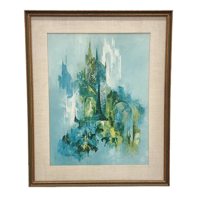 Mid Century Modern Framed Print "The Tournament" by Frans Van Lamsweerde For Sale