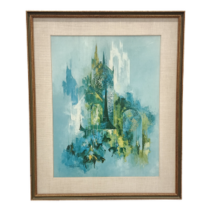 Mid Century Modern Framed Print "The Tournament" by Frans Van Lamsweerde