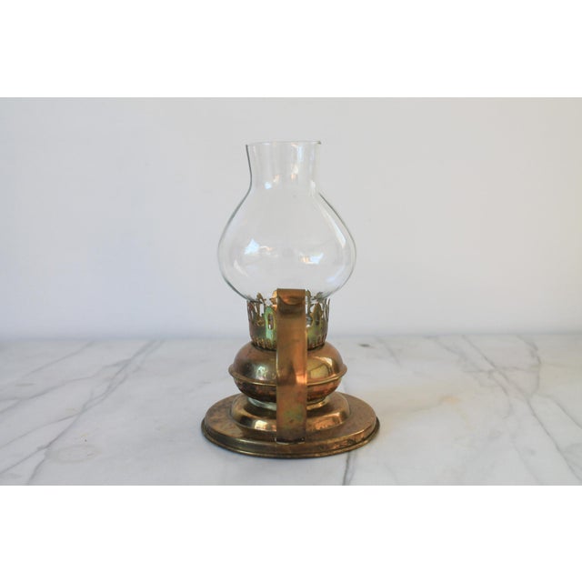 Vintage Brass Candle Holder For Sale In Milwaukee - Image 6 of 10