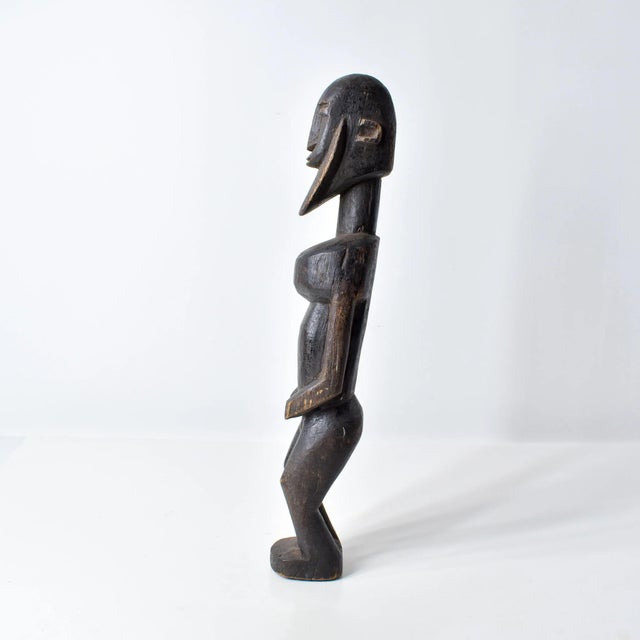 Early 20th Century Dogon Standing Male Figure with Beard Mali For Sale In Denver - Image 6 of 16