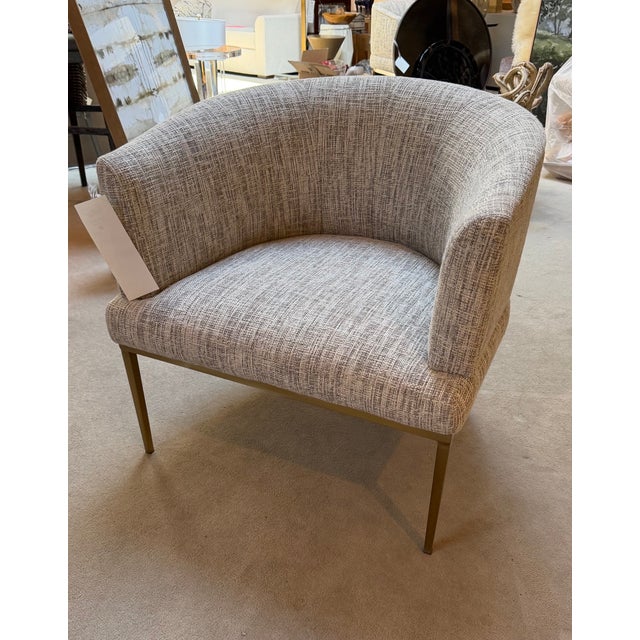 Dimensions: 32"H x 32"W x 29"D, 18"SH, 23"SD Sculptural elegance meets inviting comfort in the Interlude Home Martine Side...