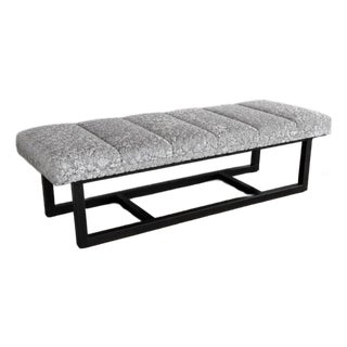 Custom Upholstered Ottoman Bench – Chicago Showroom For Sale
