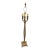 Vintage Victorian Style Heavy Painted Metal 4-Light Torchiere Floor Lamp For Sale