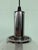 Black Vintage Industrial Italian Pendant Light in Pulegoso Glass Sphere, 1960s For Sale - Image 8 of 16
