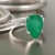 Natural Emerald Diamond Ring 6.5 14k WG 4.62 TCW Certified For Sale In New York - Image 6 of 18