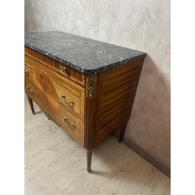 Vintage Louis XVI Style Commode, 1940s For Sale - Image 11 of 14