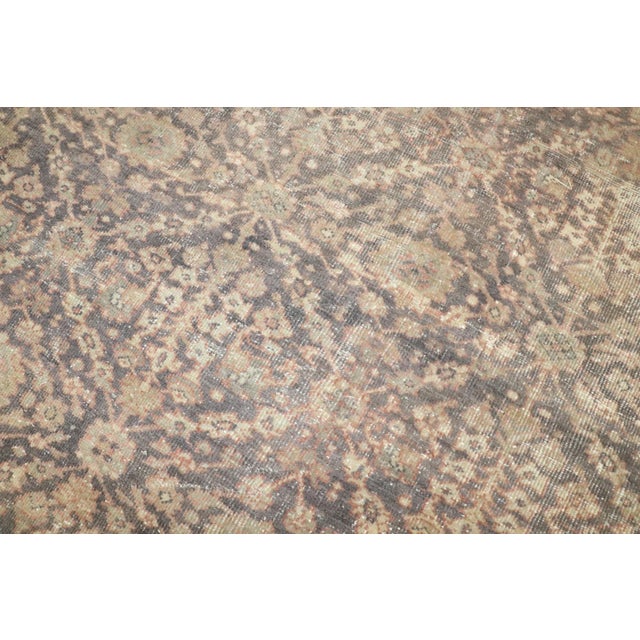 Early 20th Century Square Distressed Persian Mahal Carpet - 9' x 10'4" For Sale - Image 9 of 9