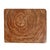 Contemporary Rustic Modern Solid Teak Block Vintage End / Side Table For Sale - Image 3 of 10