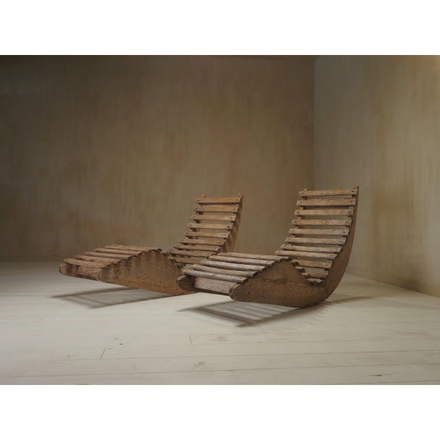 1960s Mid-Century French Lounge Chairs, 1960, Set of 2 For Sale - Image 5 of 18