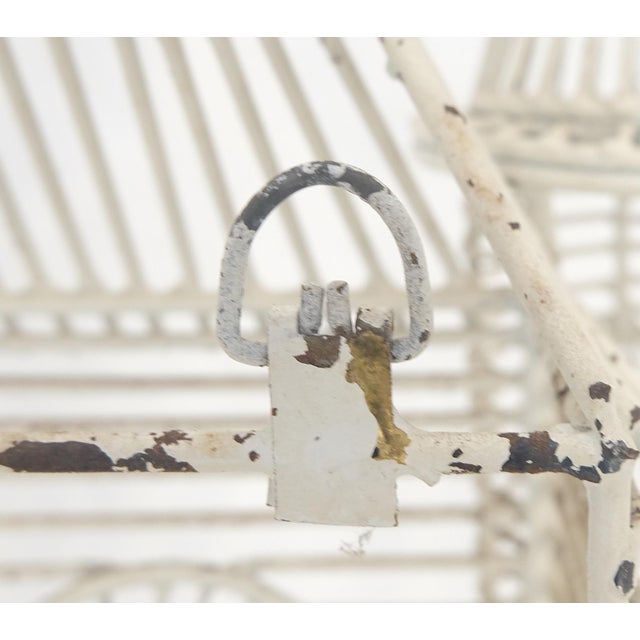 53" Tall c1960s Very Fine Wall Wire Sculpture of Castle House Architecture For Sale - Image 17 of 17