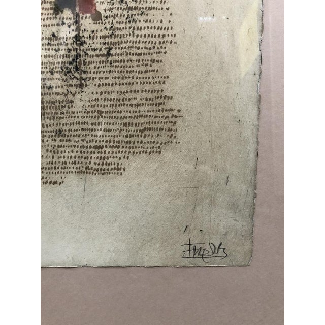 J. Friedlaender, Pavot Vert, 1984, Etching, Framed For Sale - Image 11 of 18