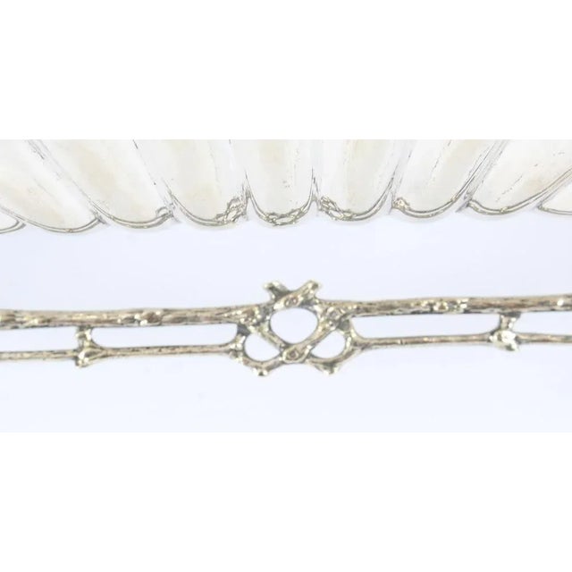 Late 19th Century Victorian Silver Plated Shell Folding Biscuit Box by Elkington, 19th Century For Sale - Image 5 of 18