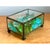 Presenting a striking mid-20th-century glass and metal display vitrine, this compact box is a delightful study in texture...