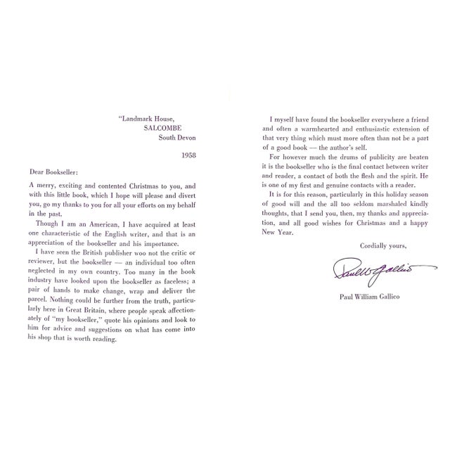 "Mrs. 'Arris Goes to Paris" 1958 Gallico, Paul For Sale - Image 4 of 9