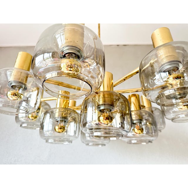 Vintage Chandelier from Kaiser Idell For Sale - Image 4 of 11