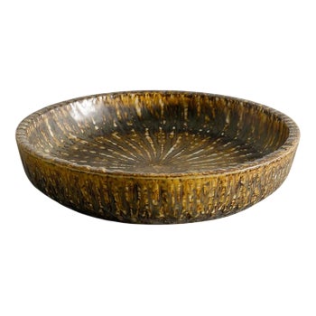 Large Mid-Century Swedish Ceramic Rubus Dish by Gunnar Nylund, 1950s For Sale