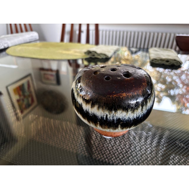 1960s Danish Mushroom Vase in Stoneware by Erik Glaeser, 1960 For Sale - Image 5 of 8