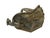 Chinese Stone Carved Basket With Mythical Beasts, Archaic Motifs , Braided Handle For Sale - Image 4 of 12