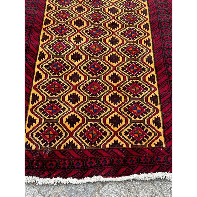 Vintage Turkmen Baluch Rug, 1980s For Sale - Image 12 of 18