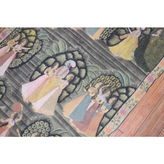 19th Century Indonesian Batik Textile - 3'7" x 5'8" For Sale - Image 11 of 18