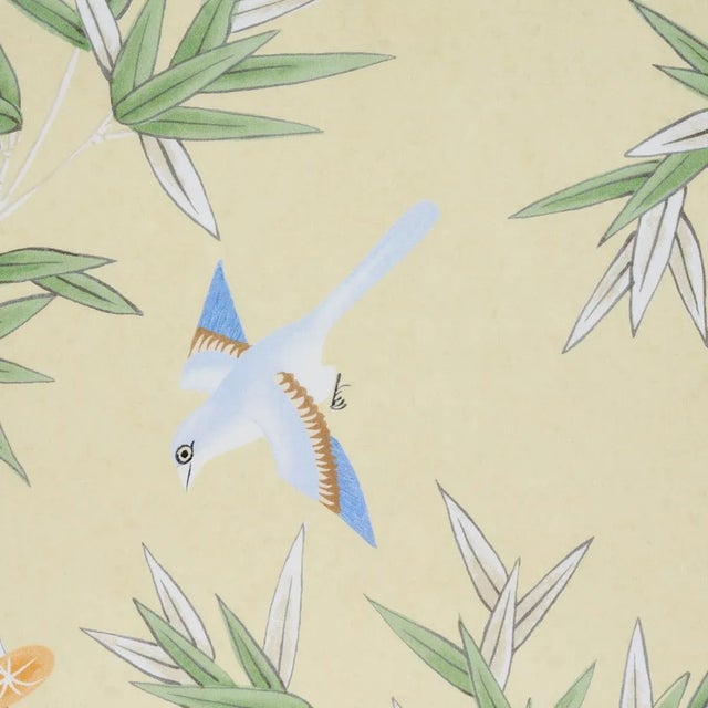 Schumacher Sample - Schumacher X Miles Redd Brighton Pavilion Panel Fabric in Yellow For Sale - Image 4 of 6