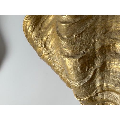Hollywood Regency French Gilt Metal Clam Shell Wall Sconces, 1970, Set of 2 For Sale - Image 10 of 18