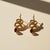Massive Snake Earrings With Garnets in Opened Mouth, Pair For Sale - Image 6 of 7
