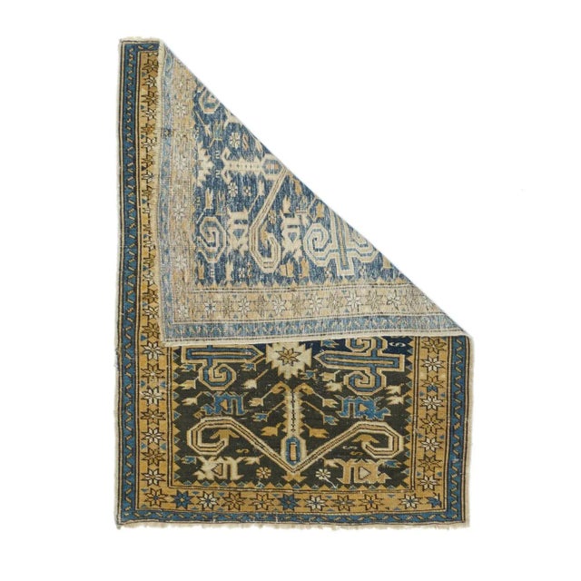 Late 19th Century Antique Shirvan Rug 1'11'' x 2'9'' For Sale - Image 5 of 12