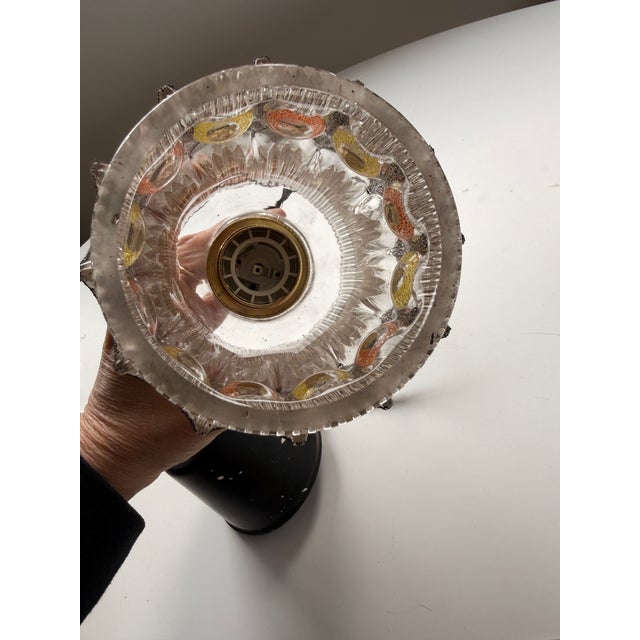 Mid-Century Modern 1970s Mid-Century Modern / Space Age Design Glass Pendant. For Sale - Image 3 of 8