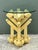 Vintage Postmodern Abstract Wood and Glass Table For Sale - Image 12 of 12