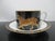 1980s Lynn Chase Leopard Cat Design Jaguar Jungle Porcelain 24k Gold Coffee Mug Cup For Sale - Image 5 of 13