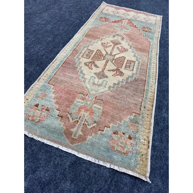 Early 21st Century Turkish Yastik Rug 1'7" x 3'7" For Sale - Image 5 of 5