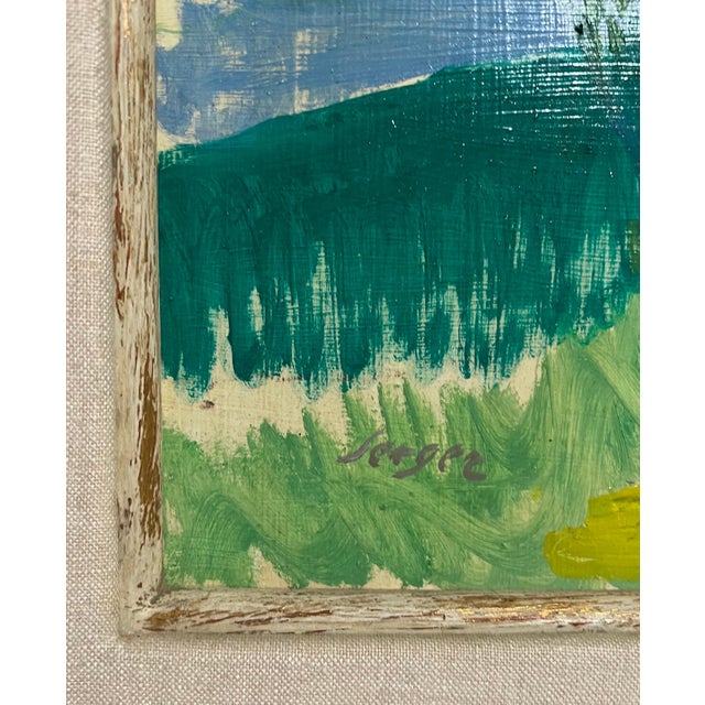 1940s Frederick B. Serger, French Fauvist Post Impressionist Oil Painting Frederick Serger Ecole De Paris For Sale - Image 5 of 8