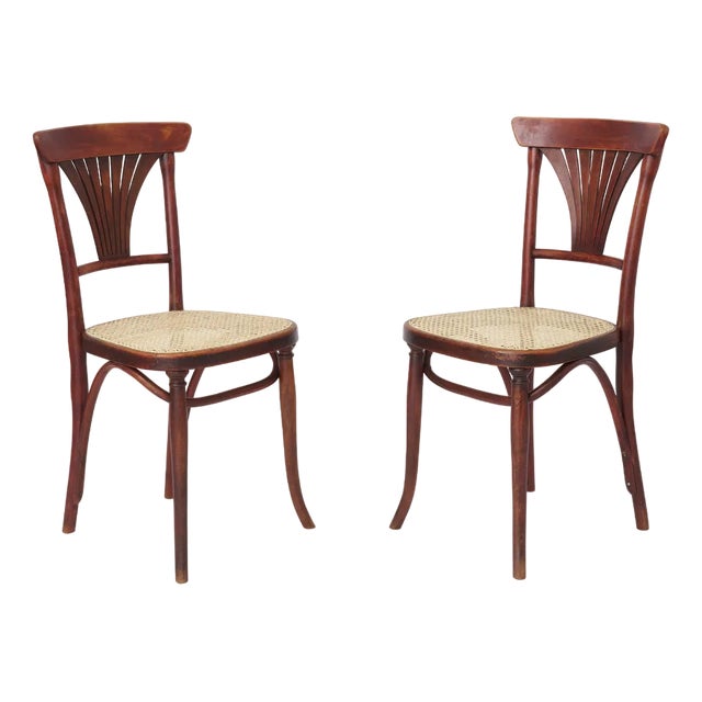 Set of Vintage #221 Chairs from Thonet For Sale