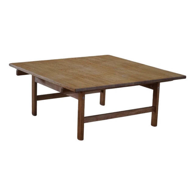 Hans J. Wegner, a Square Coffee Table in Oak, Danish Mid Century, 1960s For Sale