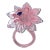 Murano Lavorazione Arte Pink Glass Flower For Sale