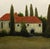 Impressionist James Thorpe Tuscan Home Hand Signed Acrylic Landscape Painting on Paper For Sale - Image 3 of 8
